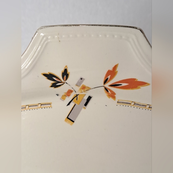 Alfred Meakin "Marigold" Astoria Shape Platter serving dish Art Deco. - Picture 7 of 9